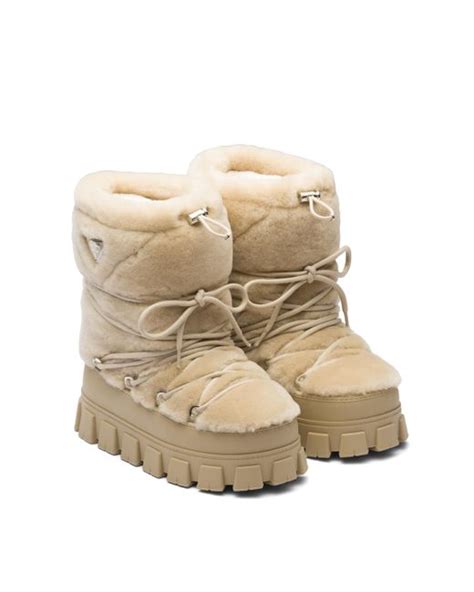 prada sherpa boots|Luxury Boots for Women .